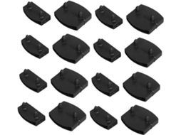 Kit Com 30 Peças De Suportes Plásticos Para Ripas Cama Casal, Ideais Para O Quarto