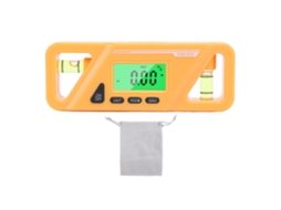 Finder De Ângulo Digital Com Tela Lcd Retroiluminada Mini 90-180 Graus Protractor Magnético Para Carpintaria E Manutenção Laranja