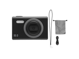 Câmera Digital Compacta 1080p Gravação Hd Tela Lcd 2.2 Polegadas Multifuncional