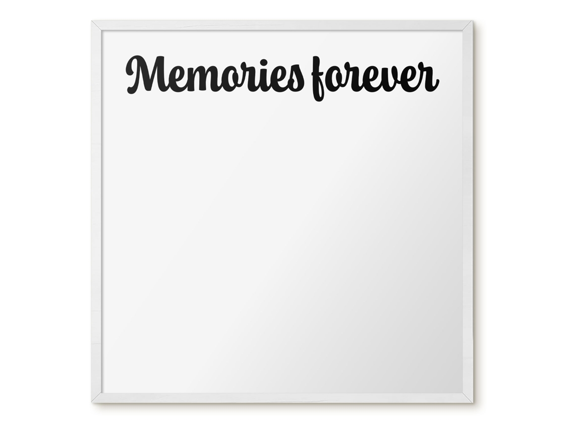 Magnetic Board For Wall Memories Forever For The Bedroom Espelharte (50x50 Cm)
