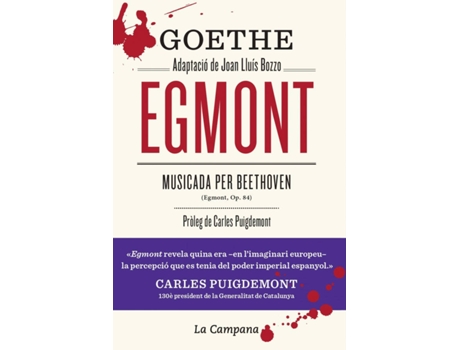 Livro Egmont de Johann Goethe (Catalão)