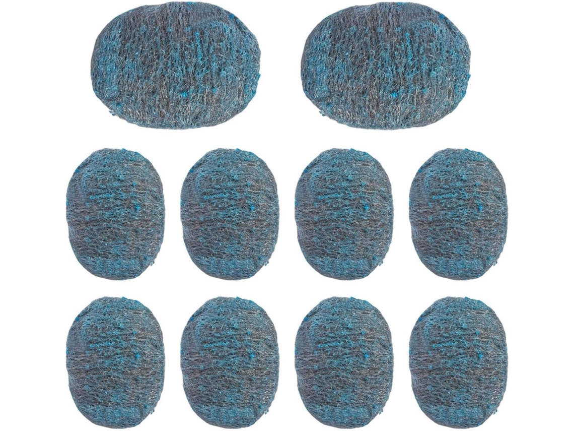 Conjunto De 10 Esponjas De Aço Para Limpeza.