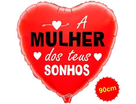 Balão de 90Cm Mulher dos Teus Sonhos BALAOMAIS