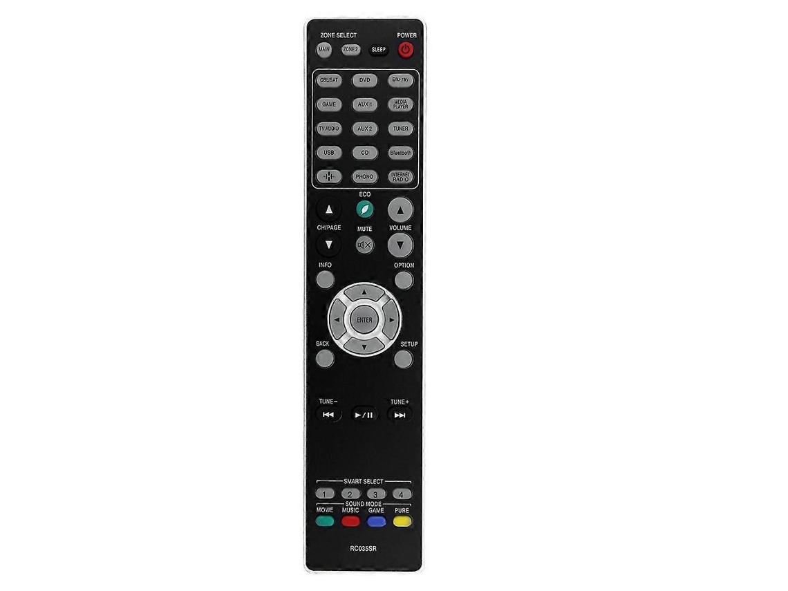 Controle Remoto Rc035sr De Substituição Para Receptor Av Estéreo Sr6012 Sr6014 Sr5014 Sr5013 Nr1510 Nr1609 Nr1