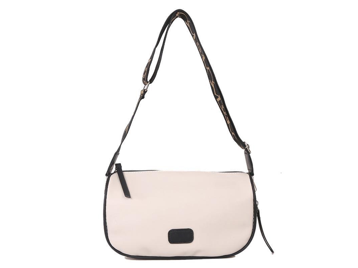 Bolsa Feminina de Ombro Casual em Cor Única Preta S/MARCA