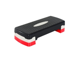 Step de ginástica antiderrapante com altura ajustável 2 níveis, carga 150 kg, 68x29x15 cm S/MARCA