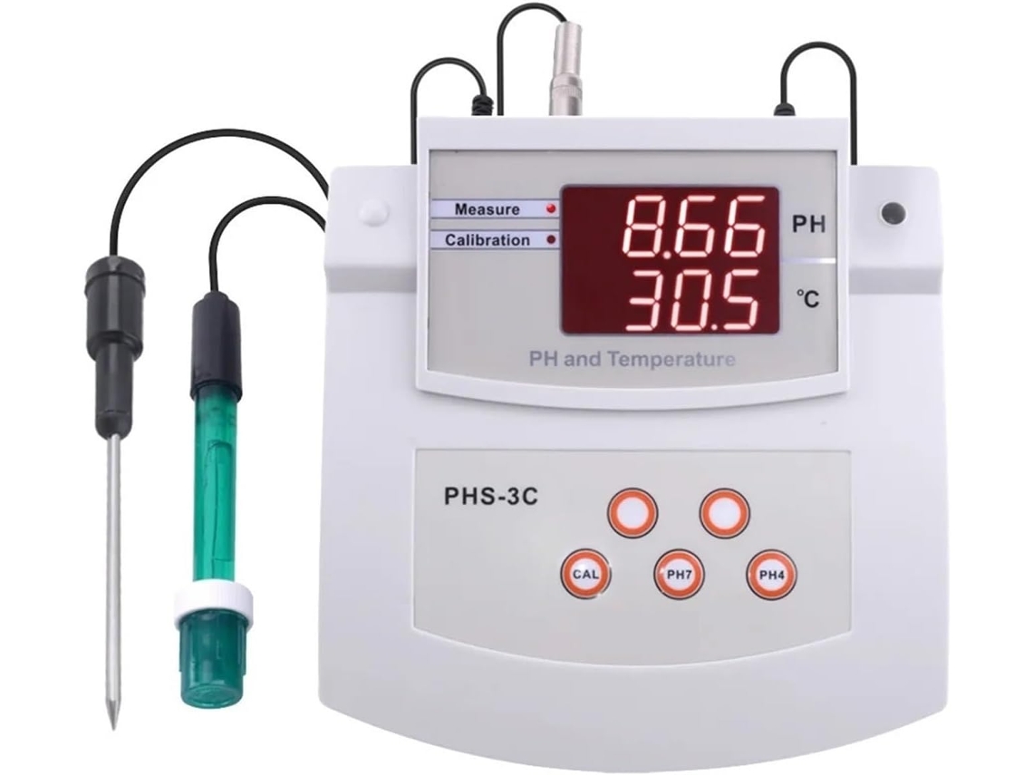 Medidor De Ph Digital, Testador Solo Com Precisão 0, 01, Calibração Automática E Atc Para Análise Da Qualidade