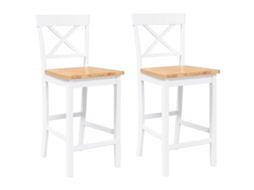 Bar Stool, Bar Stools Vidaxl Branco Borracha (n/a)