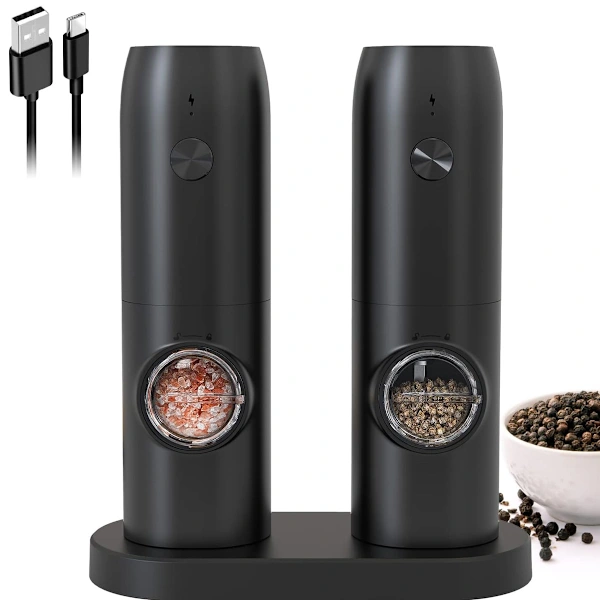 CONJUNTO PREMIUM AQUAFORGE de moedores sal e pimenta, acrílico, ajustáveis