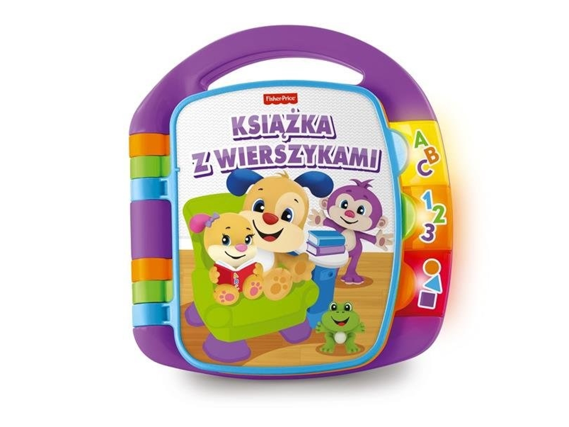 FISHER-PRICE Ll Rhyme Book Frc70 Mattel (versão polaca)
