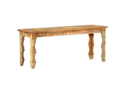 Vidaxl Banco 110x35x45 Cm Madeira Recuperada Maciça
