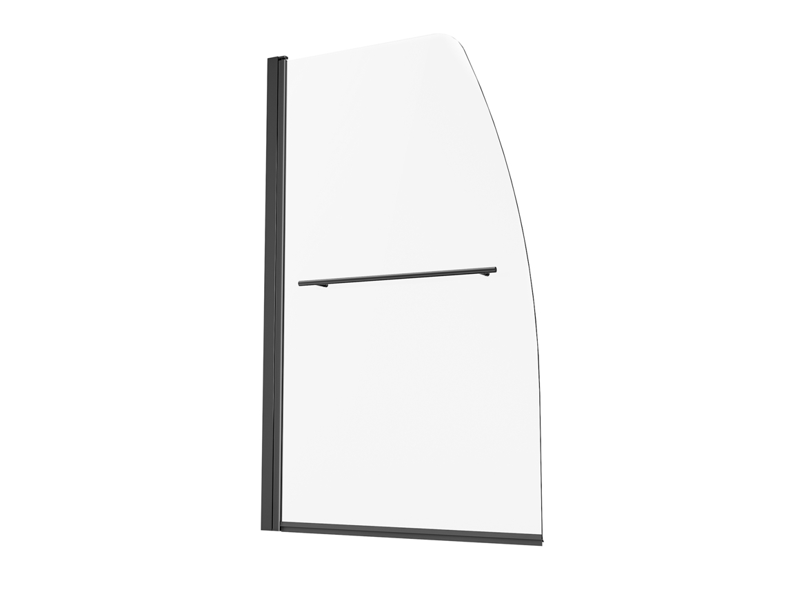 Porta de chuveiro sem moldura Vevor 864 x 1397 mm com rotação de 180 graus