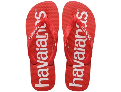 Chinelos Unissexo HAWAIANAS Hav Logomania Ruby Vermelho (456 cm)