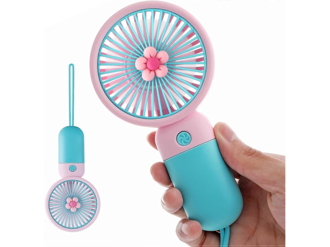 Ventilador Portátil Fofo, Mini Usb Para Refrescar, Pequeno Elétrico Recarregável Cria Nças, De Bolso A Bateria