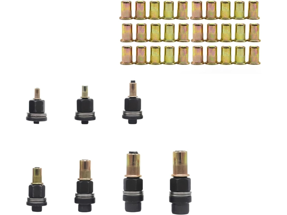 Ferramenta Para Porca De Rebite, Adaptador Furadeira, Rebites Manuais
