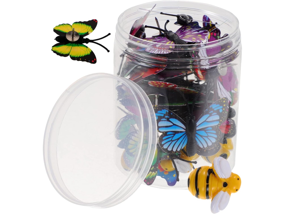 Stobok Conjunto De 120 Tachinhas Decorativas Em Formato Abelha Para
