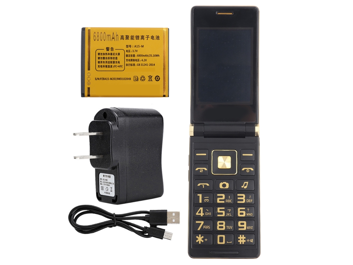 Telefone Flip Laxiscreed Com 6.1 Polegadas, Dual Sim E Fácil De Usar