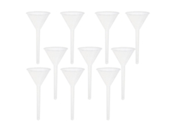 Funil Triangular De Plástico Operitacx Para Experimentos Escolares, Design Leve E Fácil De Guardar, Ideal Para Decoração