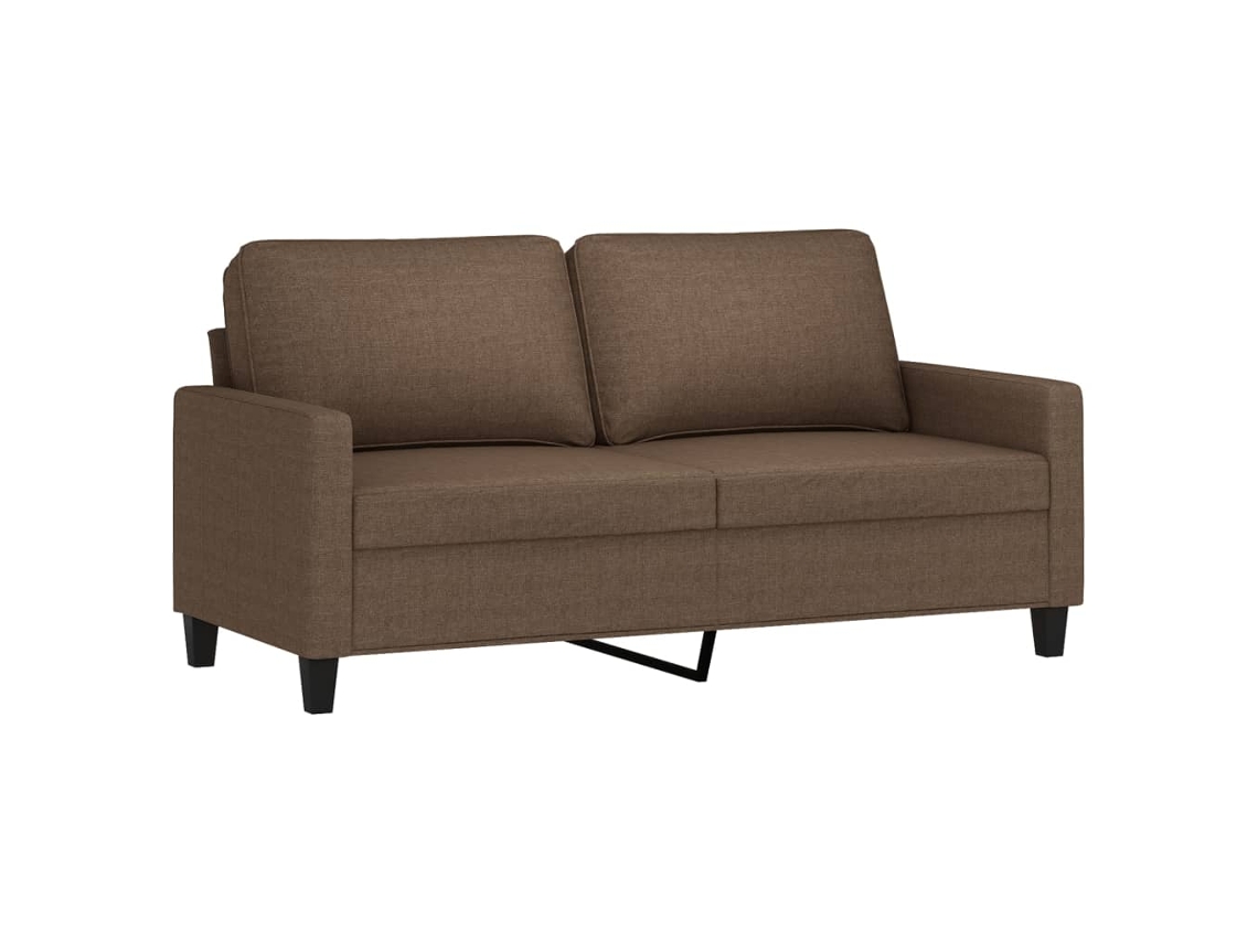 2-seater Sofa, 2-seater Sofas Vidaxl Marrom Tecido (n/a)