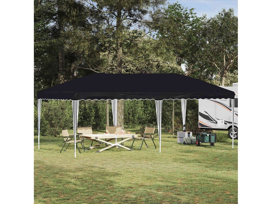 Vidaxl Tenda De Festa Pop-up 575 X 290 X 245 Cm Antracite