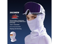 Cinza golovejoy 1 Peça Balaclava Inverno Ciclismo Esqui Motociclismo Proteção Quente Cabeça Pescoço Máscara Respirável Caminhadas Escaladas