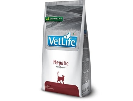 Vet Life Cat Hepatic Comida seca veterinária para gatos FARMINA