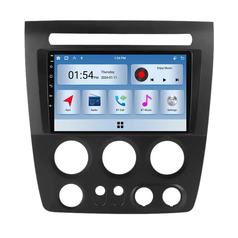 Som Automotivo Multimídia Szsmart 6gb Ram 128gb Rom Carplay Para Hummer H3 1 2005 2010 Carro Rádio Bluetooth Gps Navegação