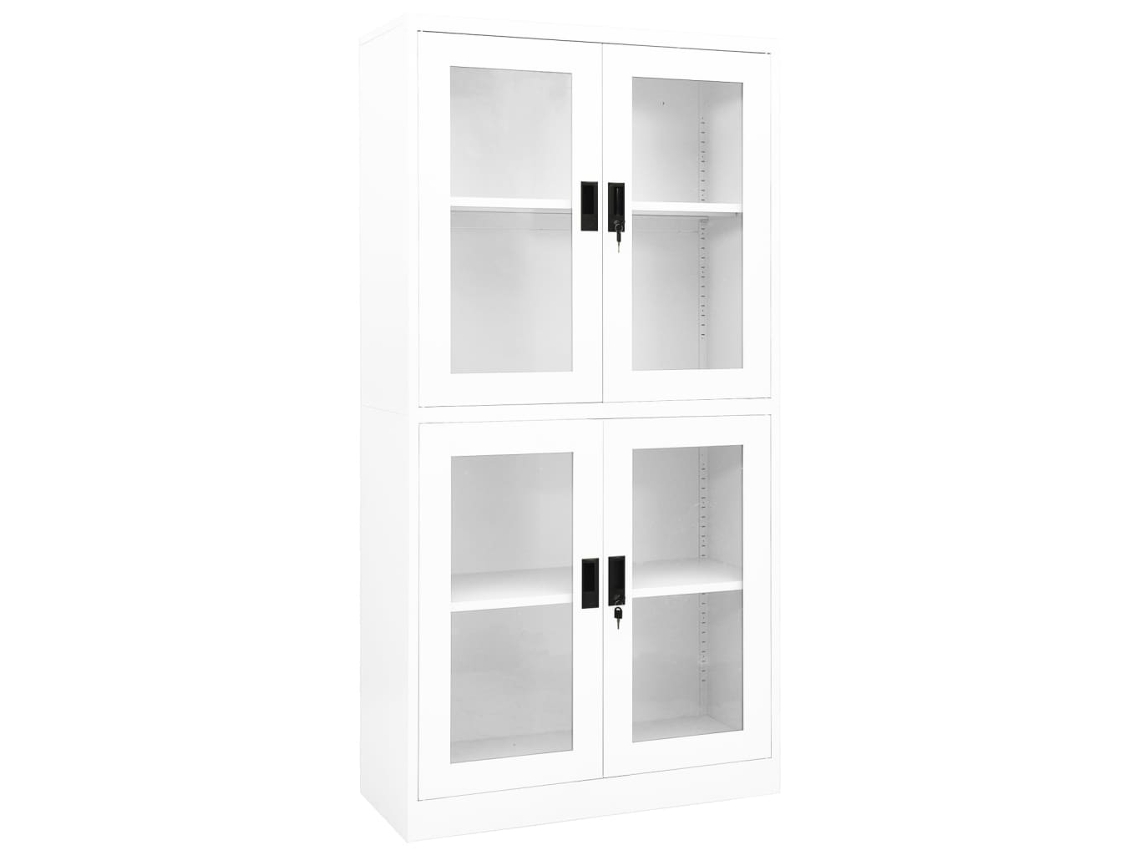 Office Cabinet, Office Cabinets Vidaxl Branco Aço (n/a)