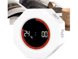 Temporizador Visual Com Alarme Sonoro, Recarregável Via Usb.