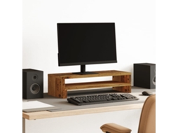 Vidaxl Suporte Monitor 54x22x15 Cm Derivados De Madeira Madeira Velha
