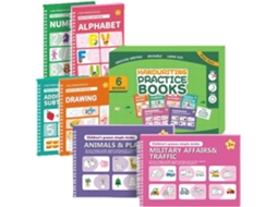 Exercícios De Escrita Guiada Para Cadernos De Alfabeto Reutilizáveis | Livro De Atividades Para Apre Gokoco