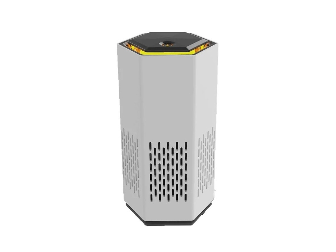 Mini Purificador De Ar Hepa Usb C Ultra Portátil Yizhood Branco