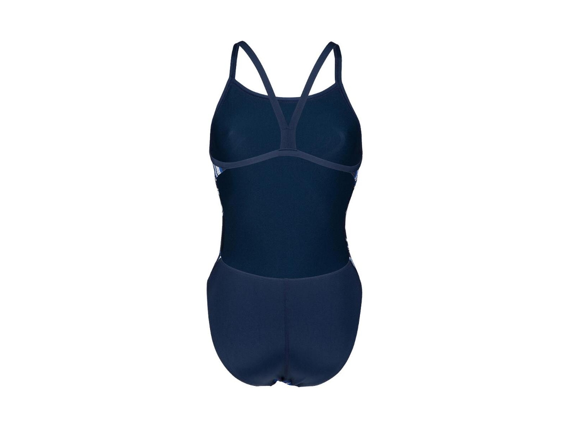 Fato de Banho de Mulher para Natação ARENA Peça Marbled Azul (30)