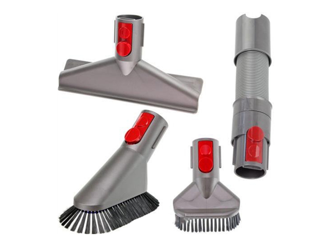 Kit de ferramentas acessórias de 4 pacotes para Dyson V7 V8 V10 V11, peças sobressalentes de liberação rápida para limpeza de casa e carro