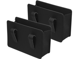 Organizador Dobrável De 2 Peças Para Porta De Carro, Ideal Para Lixo E Pequenos Objetos.