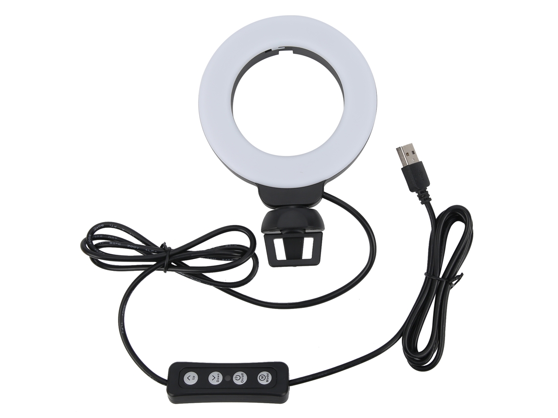 Luz De Relleno Anillo Led De 4 Pulgadas Mini Luz De Relleno Luz Selfie Anillo 3 Colores