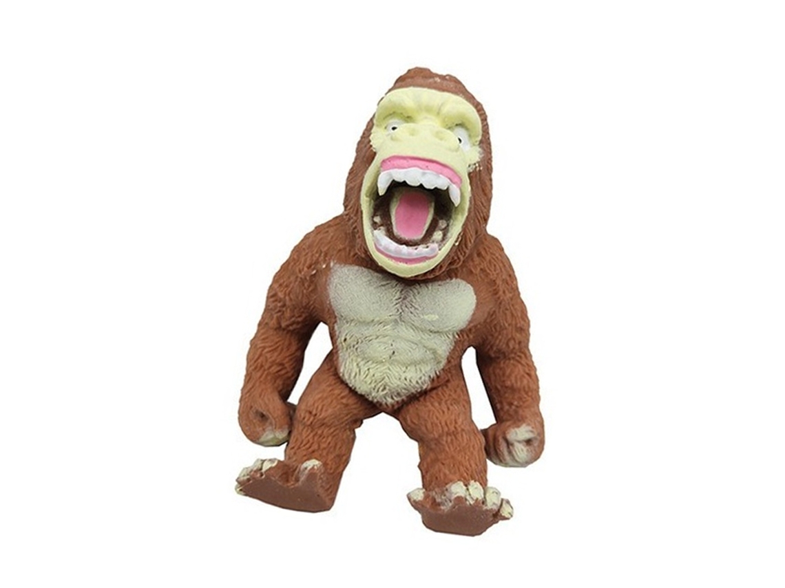 Mali brinquedo de Descompressão Tpr Macaco Gorila Animal Selvagem Realista Anti estresse