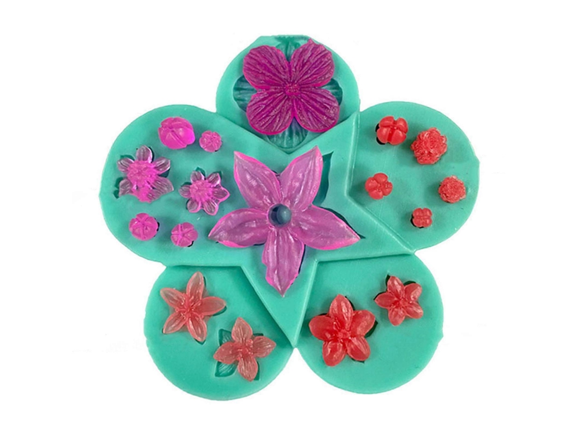 Molde De Silicone Para Flor De Girassol, Ideal Para Bolos De Fondant, Artesanato E Fabricação De Sabonetes.