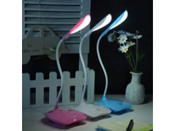 Lâmpada de Mesa Led Recarregável com Mangueira Flexível 360° Controle Touch Luz Suave Proteção Ocular | S/MARCA