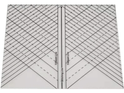 Lurelia Régua De Costura Em Acrílico 19cm Com Transparente E Flexível Para Costura