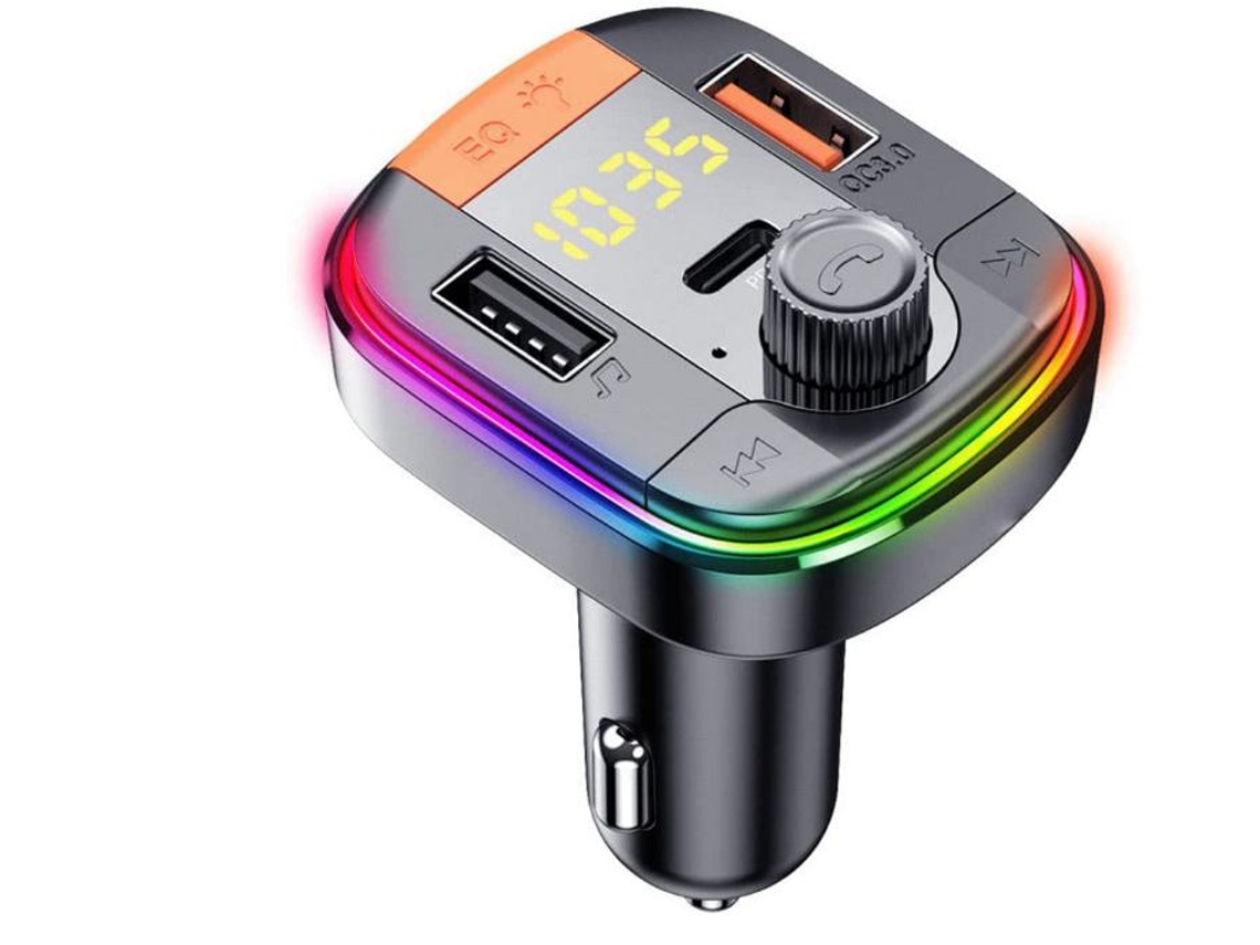 Transmissor Fm Bluetooth Yizhood T832d Pd/usb Voltagem Preto