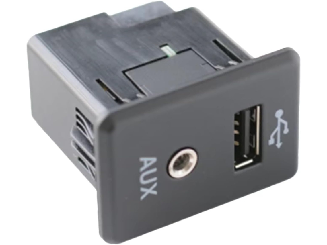 Conector Usb Aux Para Carro Nissan 370z, Nv 2014-2019, Kicks 2018-2019, Tomada Modular Para Porta De Carregamento Aux