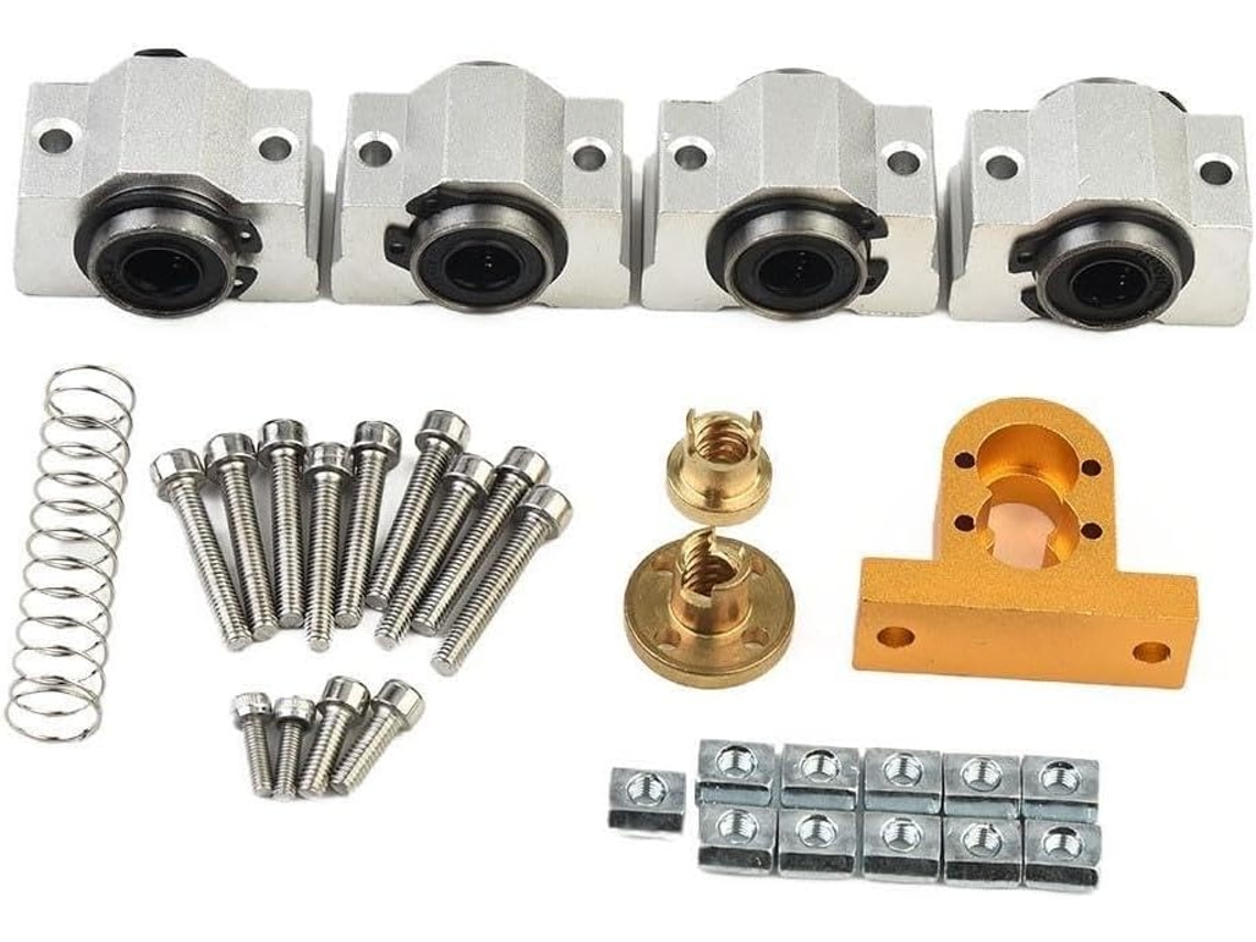 Kit 3018 10 Mm/12 T8, Kit De Atualização Do Eixo X Para Roteador Cnc Pro.