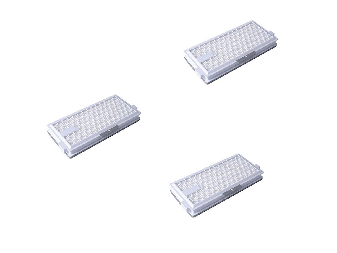 3 Filtros Hepa Sf-ha50 Airclean 50 Compatíveis Com Aspiradores Miele Série Complete C3 C2 C1 S8000 S5000 S4 S5, Etc._glo