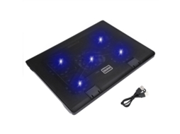 Base De Resfriamento Silenciosa Para Laptop Com Cinco Ventiladores, Alimentada Por Usb
