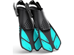 Rebe-aletas De Snorkel Com Fivela Ajustável E Calcanhar Aberto Para Adultos, Ideais Para Natação, Mergulho E Viagens, Tamanhos S/m E L-xl