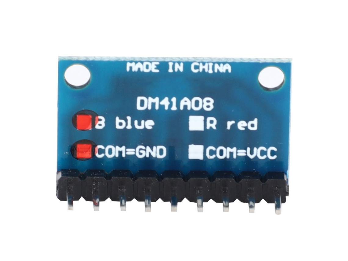 Kit de 4 Módulos LED Azul com Pino para Placa de Ensaio S/MARCA