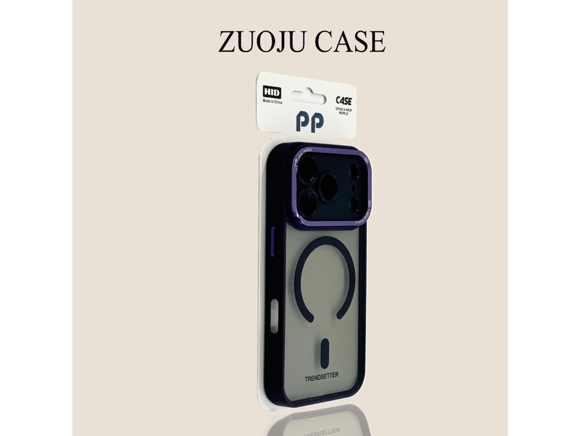 Capa Transparente Magnética Com Lente Metálica Para Iphone 16 Plus, Proteção Contra Quedas Da Apple.