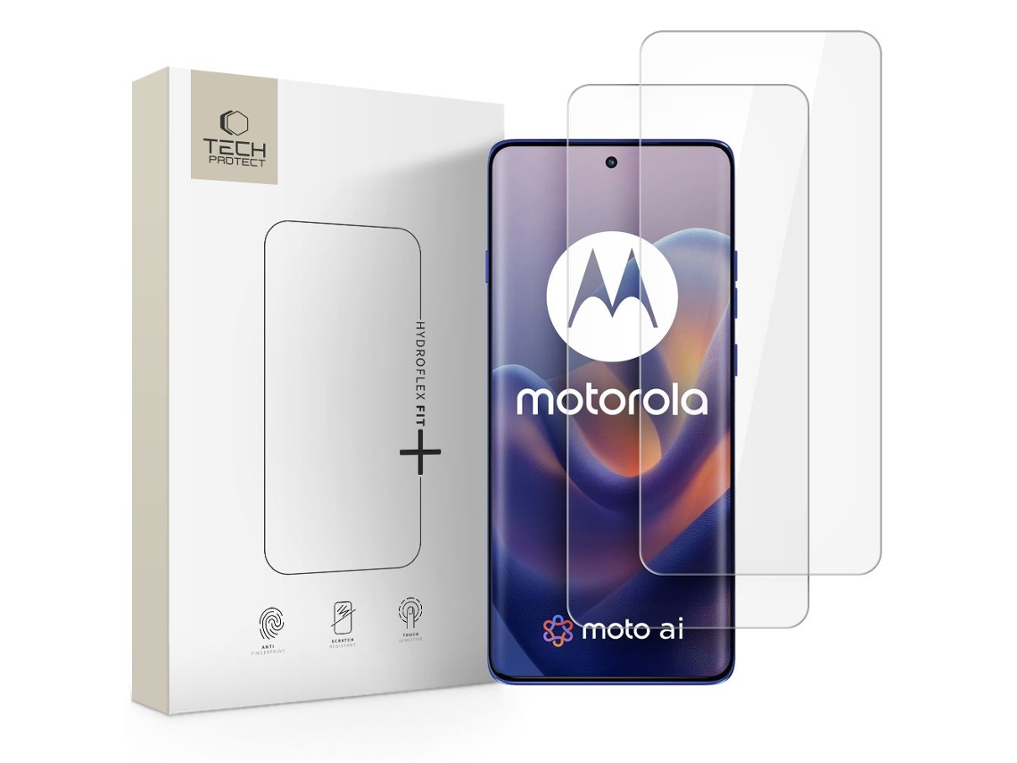 Película Protetora De Hidrogel Tech-protect Para Motorola Edge 60, 60 Pro E 60 Fusion (pacote Com 2).