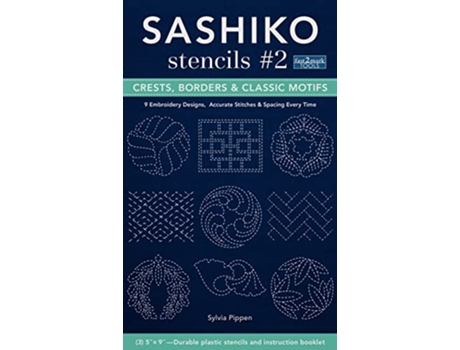 Livro Sashiko Stencils 2 de Sylvia Pippen (Inglês)